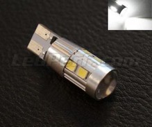 Polttimo T10 Magnifier - 10 LED SG High Power + suurennuslasi valkoiset Kanta W5W