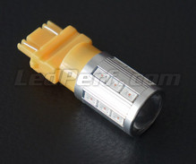 Polttimo P27/7W Magnifier 21 LED SG Suuri Teho + suurennuslasi oranssit Kanta 3157