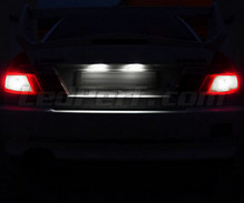 LED-paketti (puhtaan valkoinen) rekisterilevylle autolle Mitsubishi Lancer Evo 5