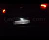 LED-rekisterikilven valaistuspaketti (xenon valkoinen) Dacia Sandero 2 -mallille