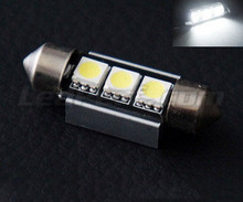 LED LIFE-sukkula 37 mm - valkoinen - ajotietokoneen OBD-virheetön - C5W